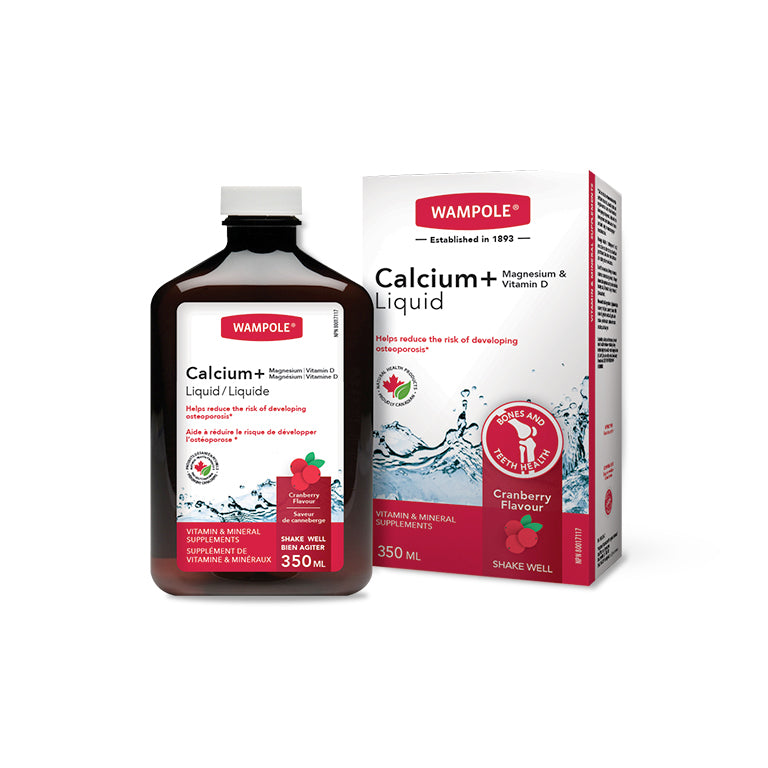 Calcium&Magnesium W/Vitamin D Cranberry Liq, 350