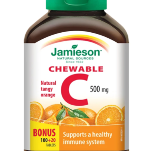 Vitamin C Tb Chew Orange 500mg |  100+20 Tablets