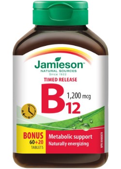 Vitamin B12 Time Release Tb 1200mcg Jam, 60+20