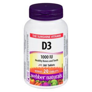 VITAMIN D3 TB 1000IU 240+20